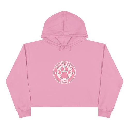 Pretty Paws Club Crop Hoodie — Match with Your Fur Baby
