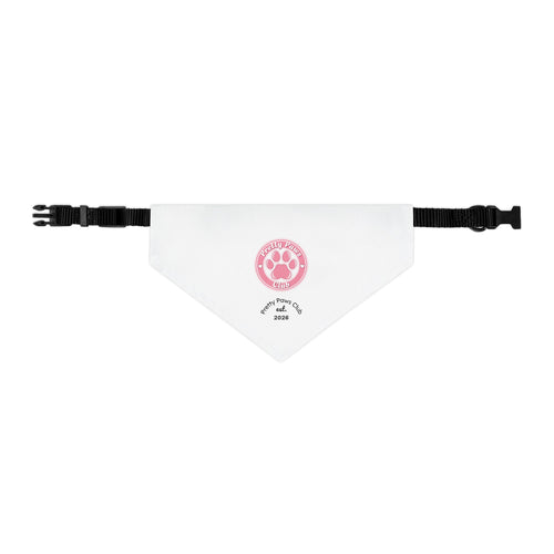 "Pretty Paws Club" Pet Bandana Collar